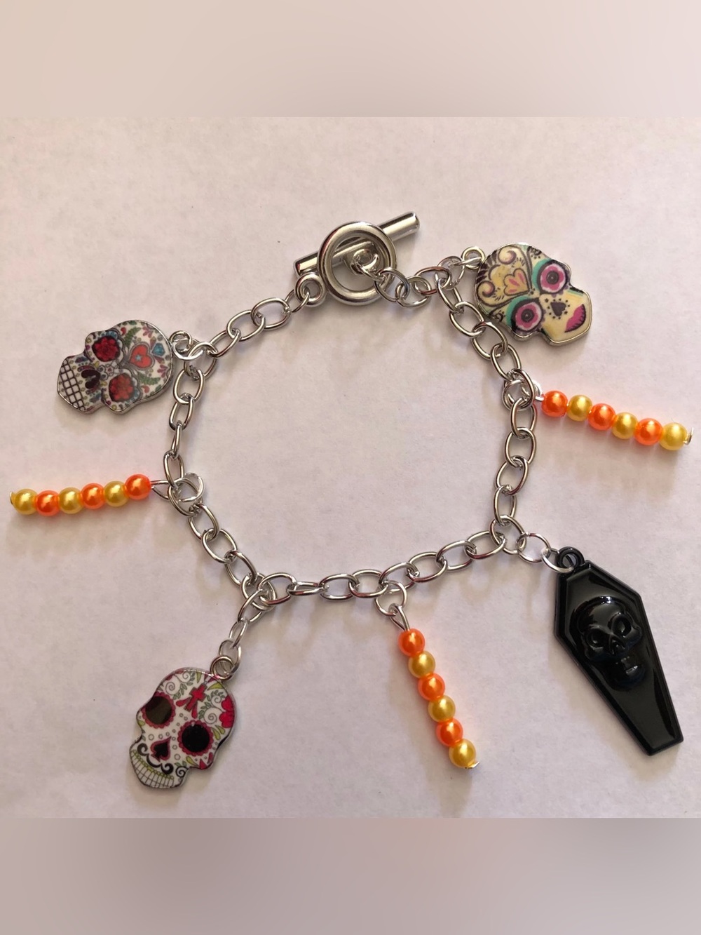 Día De Muertos Skull Calavera Charm Bracelet
SKU577